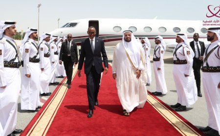 Kagame in Qatar for working visit