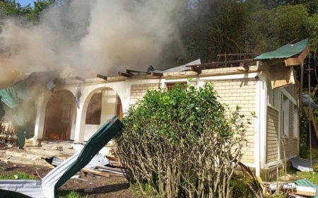 PHOTOS: Kinshasa's drones destroy park rangers camp in North Kivu