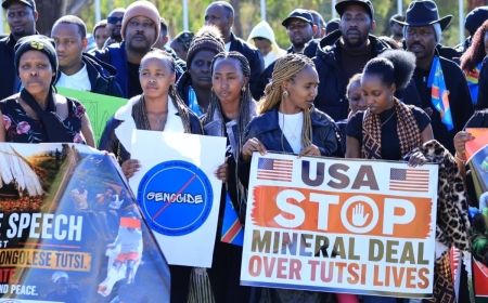 Banyamulenge Community Protests in Australia Over Violence in Eastern DR Congo