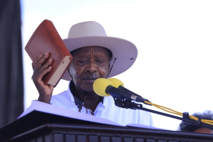 Museveni swears in for seventh term
