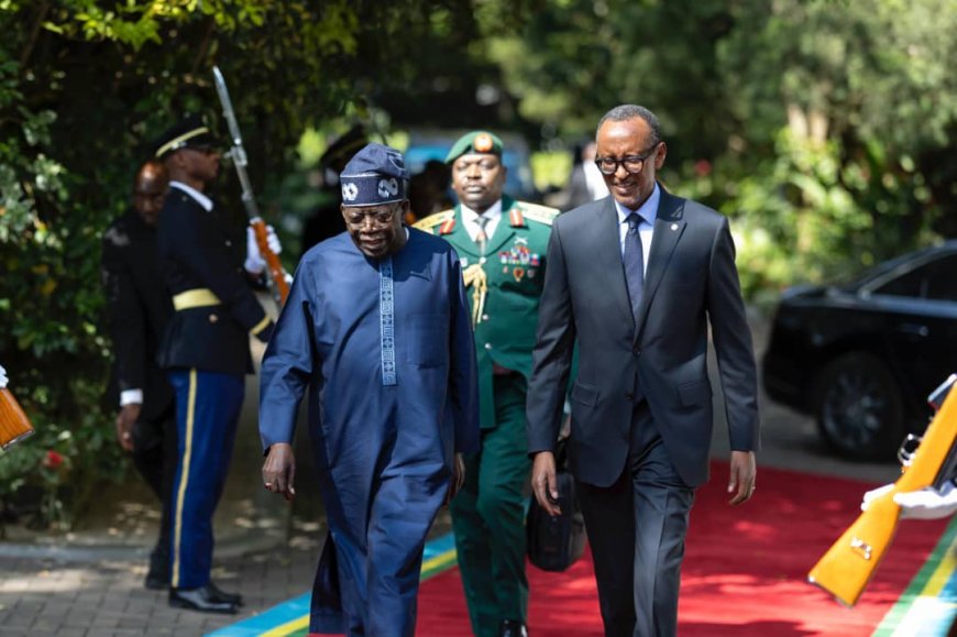 Kagame, Tinubu talk trade, defence ties
