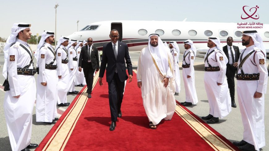 Kagame in Qatar for working visit