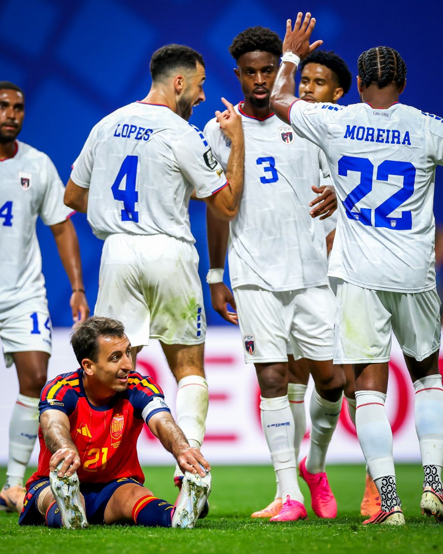 Cape Verde Make History, Frustrate Spain in World Cup Debut