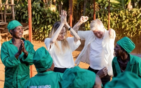 Angelina Jolie hails Rwandan women after Rwanda visit