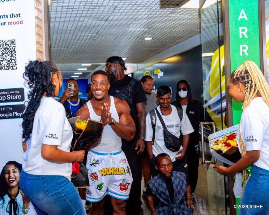 Ashton Hall Arrives in Rwanda, Credits Ashton Small for Introducing Him to the Country