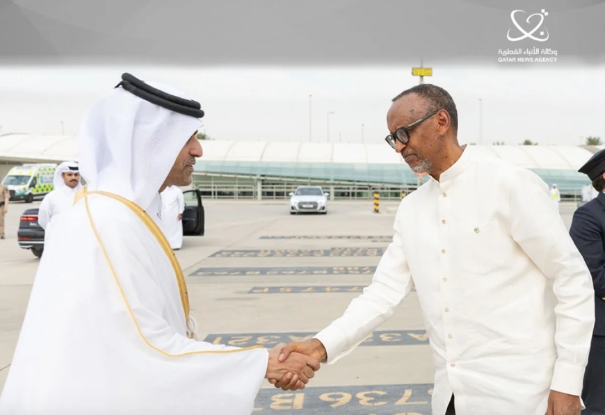 Kagame in Doha to pay last respects to Qatar’s former Emir