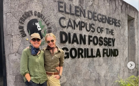 Ellen DeGeneres in Rwanda ahead of 2026 Kwita Izina Ceremony