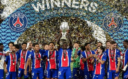PSG lift UEFA Super Cup after 2-1 victory over Aston Villa