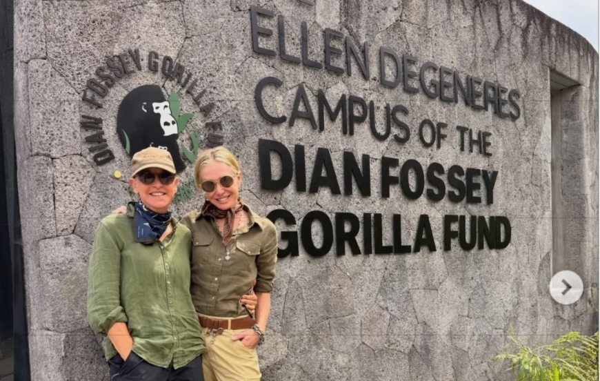 Ellen DeGeneres in Rwanda ahead of 2026 Kwita Izina Ceremony