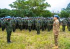 UNMISS welcomes new Rwandan peacekeeping contingent in Malakal