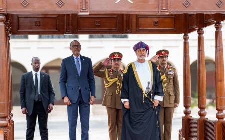 President Kagame Arrives in Oman for Historic Two-Day Visit