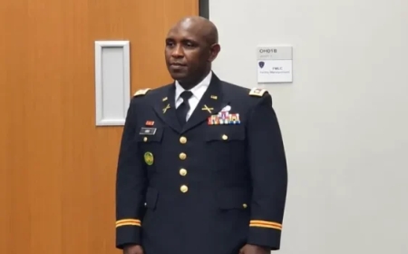 Rwandan-American Lt. Col. James Siibo retires after 26 years in U.S. military