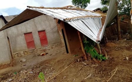 Nyagatare: Heavy rains destroy 30 houses, Leaving dozens of families homeless