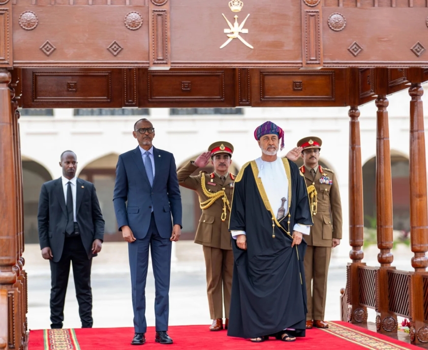 President Kagame Arrives in Oman for Historic Two-Day Visit