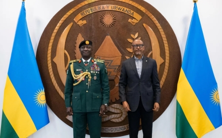 Kagame meets Nigerian army chief to discuss defence ties