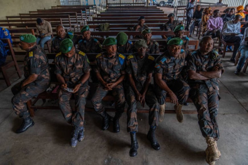 DRC Military court sentences 27 soldiers to death for fleeing AFC/M23 Fighting