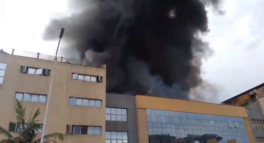 Fire breaks out at Musanze’s Goico Market, Traders face heavy losses
