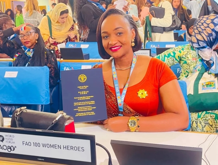 Rwanda’s Nadege Uwamahoro named among FAO’s 100 women honoured for agriculture